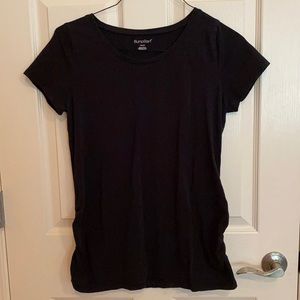 BumpStart Maternity black short sleeve top size medium